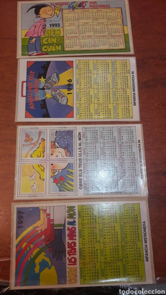 Coleccionismo calendarios: Calendarios infantiles misionera - Foto 1