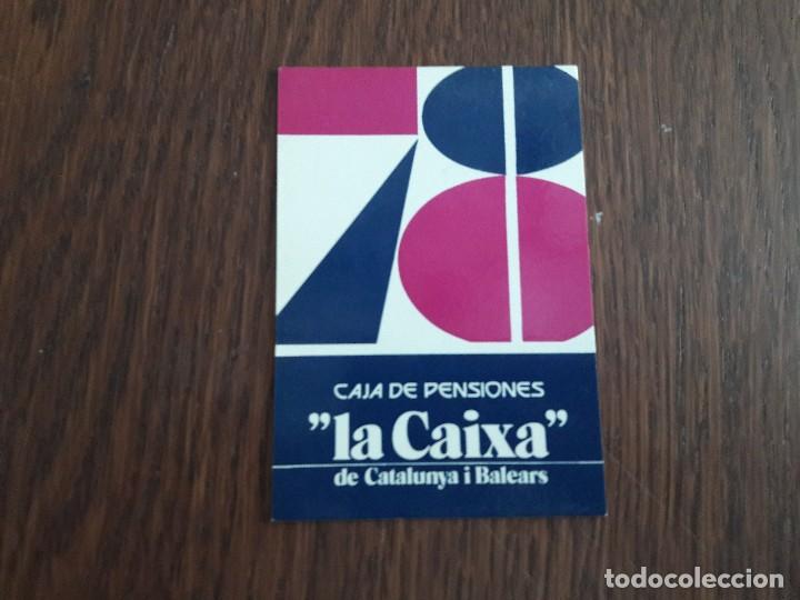 Coleccionismo Calendarios: calendario de publicidad la caixa a&ntilde;o 1978