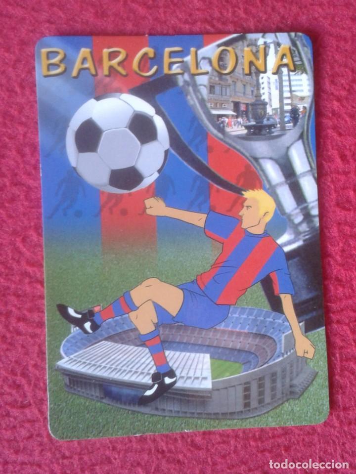 Coleccionismo calendarios: CALENDARIO DE BOLSILLO CALENDAR F&Uacute;TBOL FOOTBALL SPAIN CLUB BARCELONA BAR&Ccedil;A 2010 CASA MAOLO SALOU VER