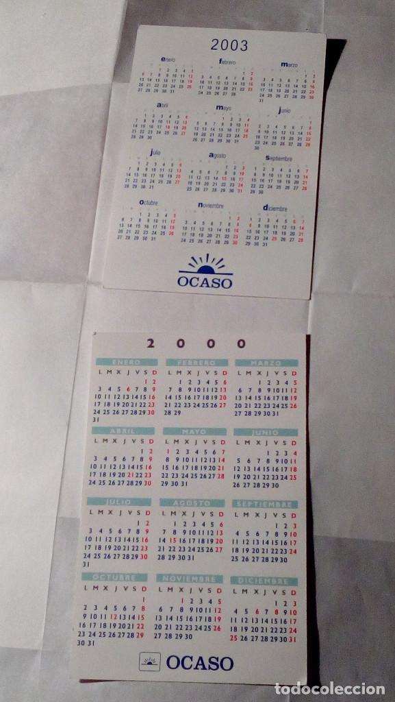 Coleccionismo calendarios: CALENDARIOS DE EL OCASO  DE 2000 Y 2003 - Foto 2