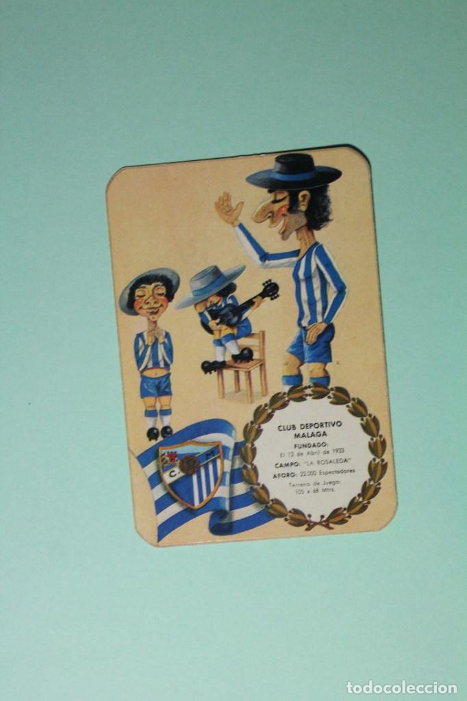 Coleccionismo Calendarios: CALENDARIO DE FUTBOL. CLUB DEPORTIVO MALAGA. A&Ntilde;O 1978. SERIE GRAY. MUY DIFICIL.