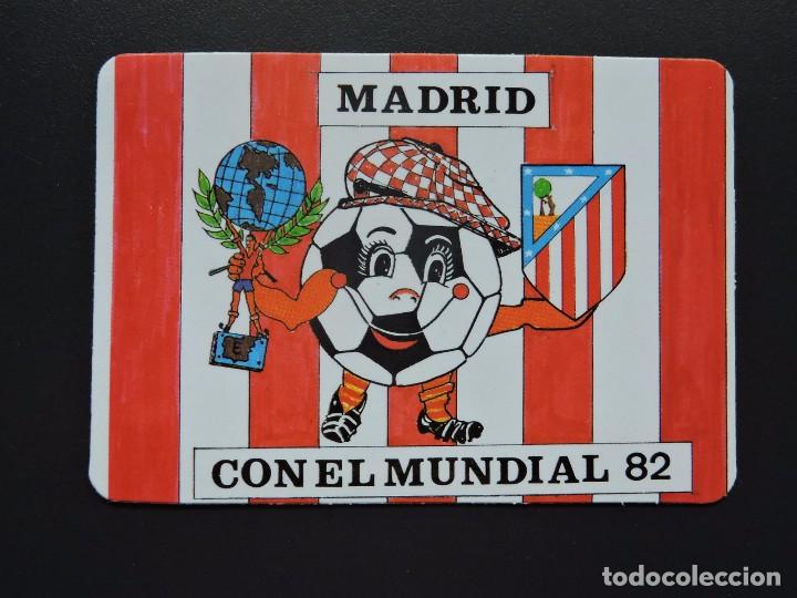 Colecionismo Calend&aacute;rios: Calendario bolsillo - F&Uacute;TBOL - ATL&Eacute;TICO DE MADRID - Serie MP n&ordm; 79 - Mundial 82 - A&ntilde;o 1982