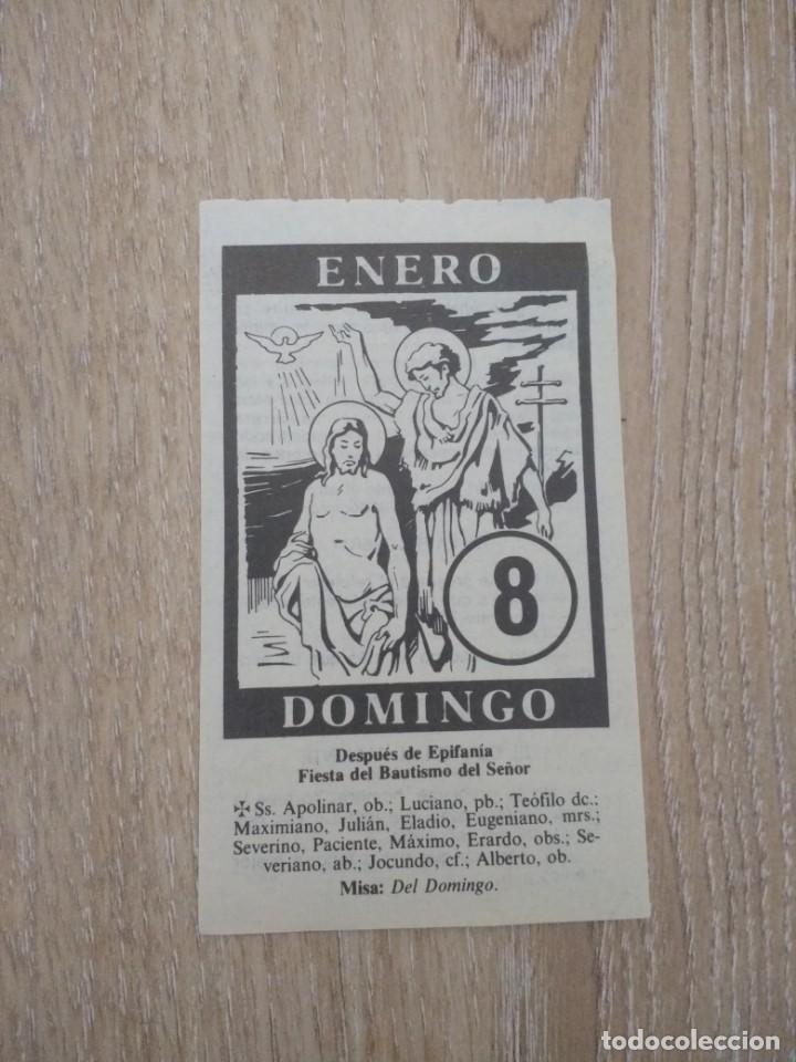 Sammeln von Kalendern: LOTE 8 HOJAS TACO CALENDARIO A&Ntilde;O 1984