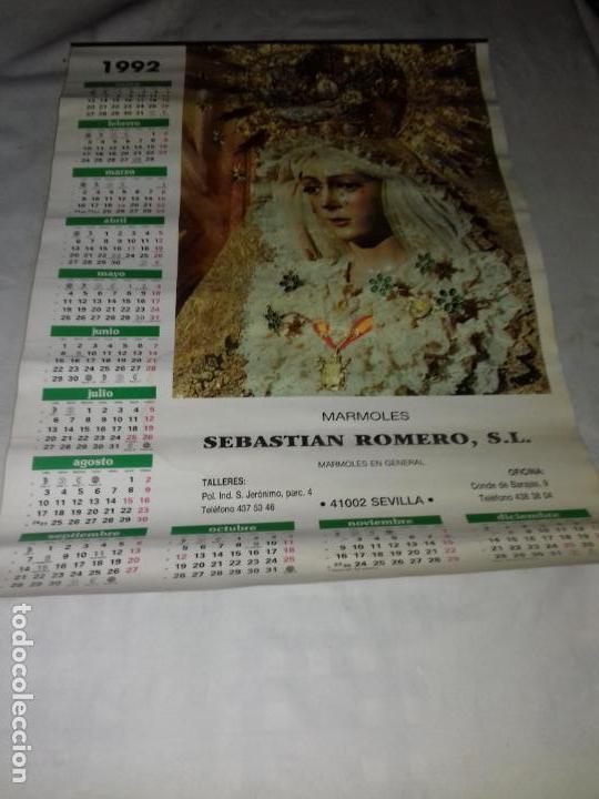 Coleccionismo Calendarios: CARTEL. CALENDARIO. RELIGIOSO. 1992.