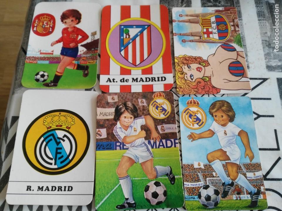 Sammeln von Kalendern: barcelona, real madrid, at madrid etc, lote 6 calendarios futbol a&ntilde;os 80-90