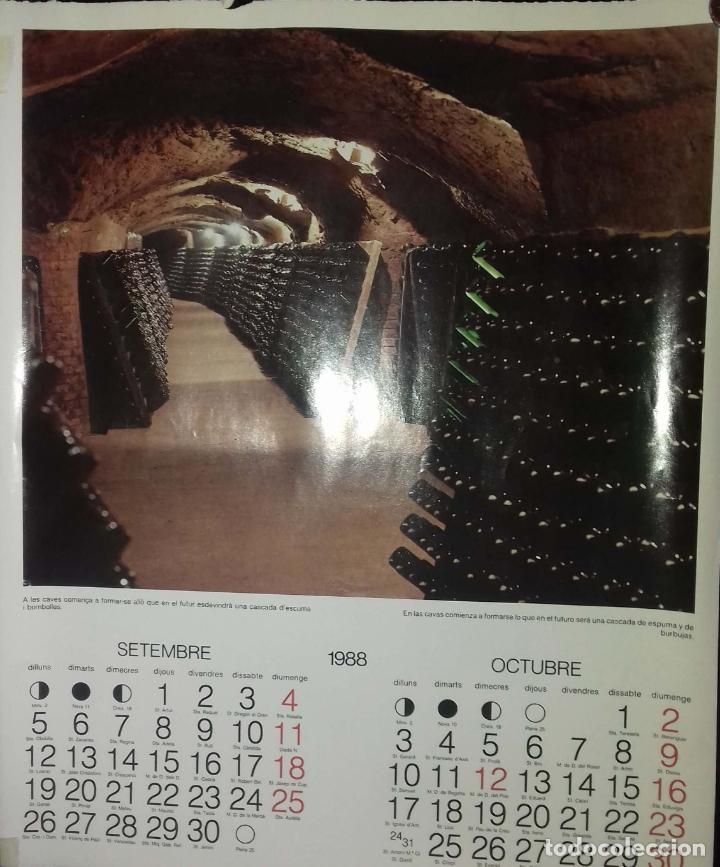 Coleccionismo Calendarios: CALENDARIO. SEPTIEMBRE - OCTUBRE 1988. CATALU&Ntilde;A. LEER.