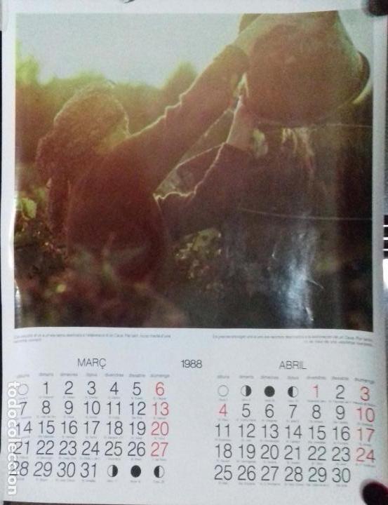 Coleccionismo Calendarios: CALENDARIO. MARZO - ABRIL 1988. CATALU&Ntilde;A. LEER.