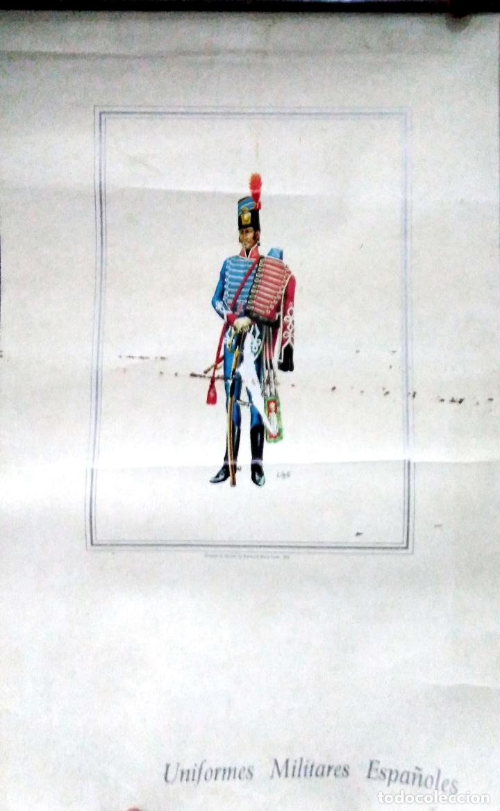 Coleccionismo Calendarios: CALENDARIO.TROMPETA DE HUSARES DEL REGIMIENTO MARIA LUISA 1808. UNIFORMES MATERIALES ESPA&Ntilde;OLES.1972.