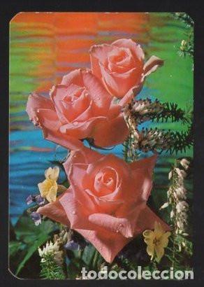 Coleccionismo calendarios: CALENDARIO 1983. FLORES. ROSAS. PUBLICIDAD IMPREMTA BASSA. MORA D' EBRE. TARRAGONA.