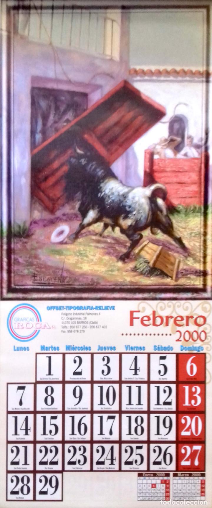 Coleccionismo calendarios: CALENDARIO. GRAFICAS ROCA. 2000. - Foto 3