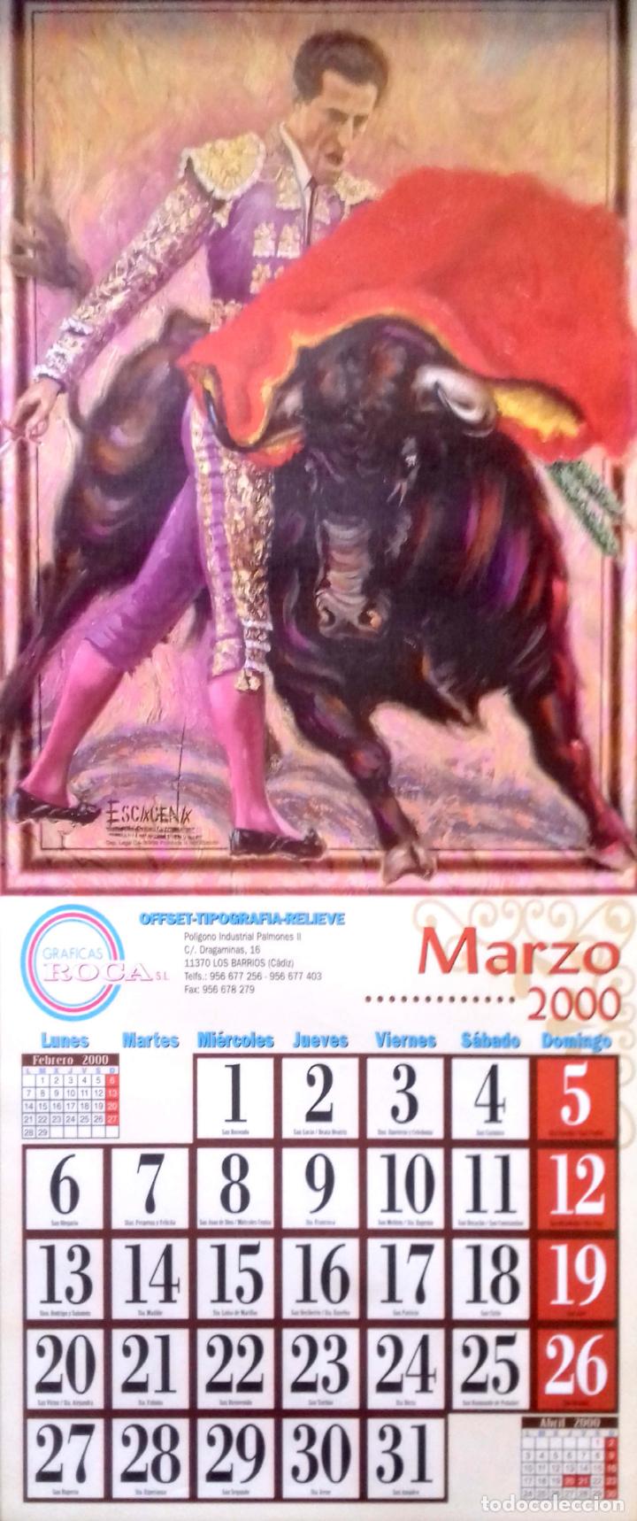 Coleccionismo calendarios: CALENDARIO. GRAFICAS ROCA. 2000. - Foto 4