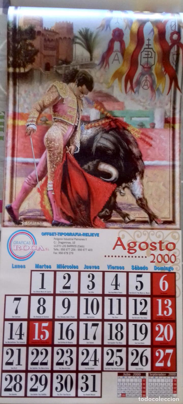 Coleccionismo calendarios: CALENDARIO. GRAFICAS ROCA. 2000. - Foto 9
