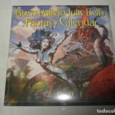 Coleccionismo Calendarios: CALENDARIO FANTASY CALENDAR 2001. BORIS VALLEJO & JULIE BELL'S. Lote 154645354