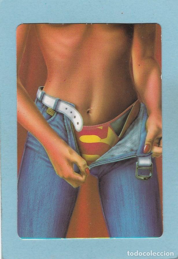 Coleccionismo calendarios: CALENDARIO EROTICO PORTUGAL 1992 - DIBUJO. CHICA SUPERMAN