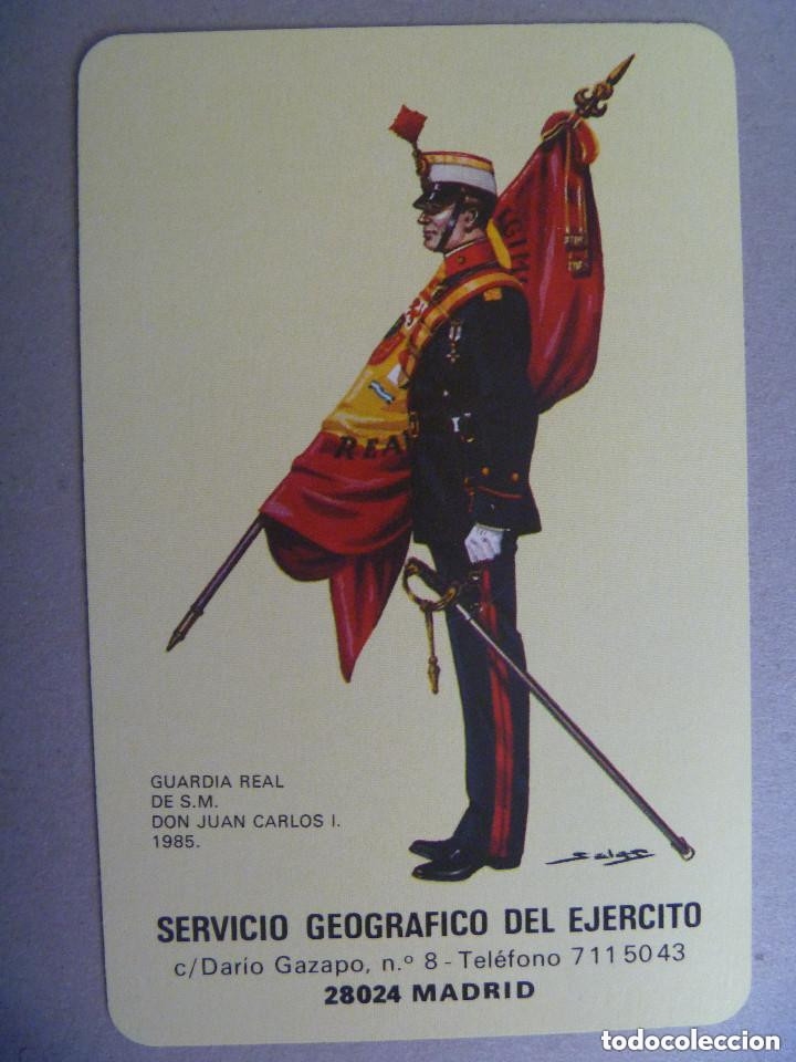 Coleccionismo Calendarios: FOURNIER DE 1990: GUARDIA REAL DE S.M. DON JUAN CARLOS I ( 1985 ) . SERVICIO GEOGRAFICO DEL EJERCITO