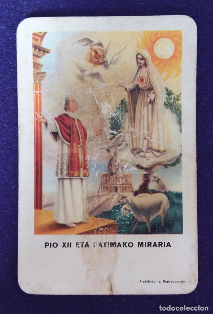 Sammeln von Kalendern: CALENDARIO FOURNIER. PIO XII ETA FATIMAKO MIRARIA. 1960