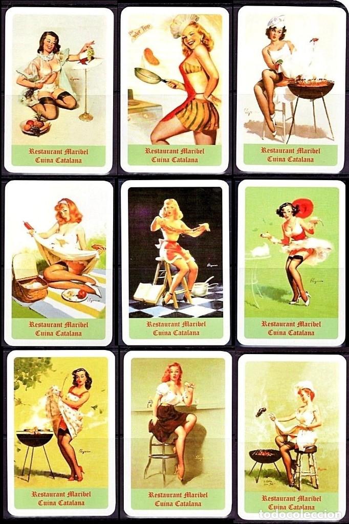 Coleccionismo Calendarios: CALENDARIO BOLSILLO. Serie 9 calendarios. Camareras y Cocineras Er&oacute;ticas.EBC.