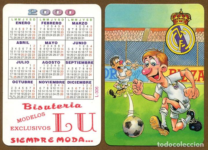 Coleccionismo Calendarios: Calendarios de BOLSILLO FUTBOLMADRID A&Ntilde;O 2000