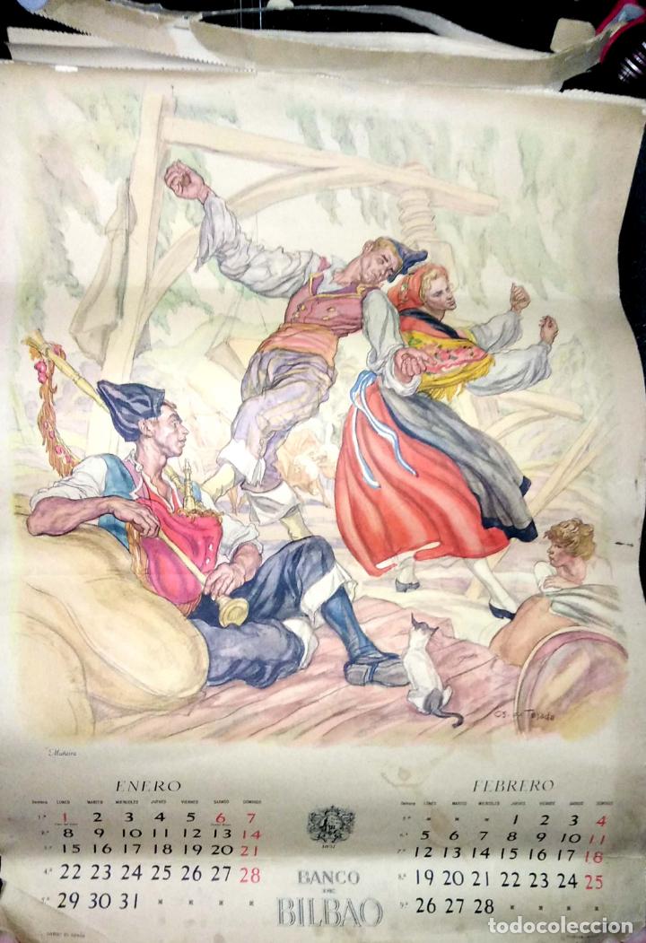 Coleccionismo Calendarios: CALENDARIO. BANCO DE BILBAO FUNDADO EN EL 1857.