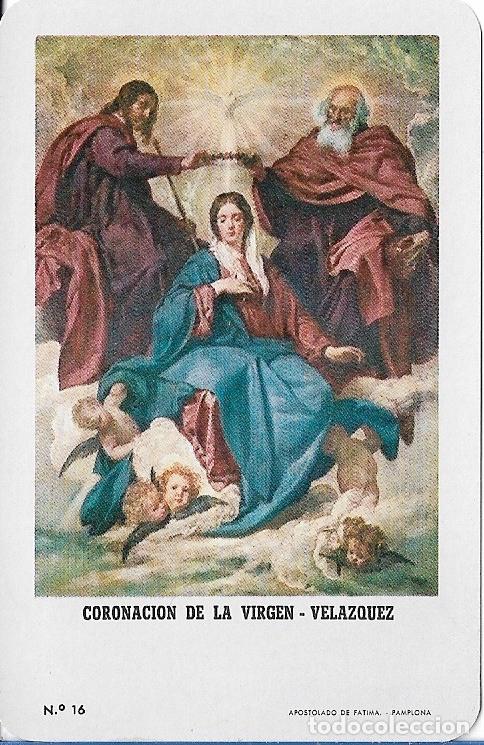 Coleccionismo calendarios: CALENDARIO FOURNIER 1976 CORONACION DE LA VIRGEN - VELAZQUEZ