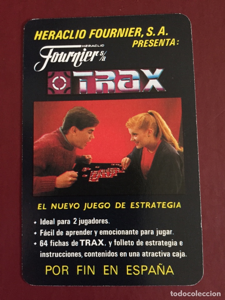 Collezionismo Calendari: Calendario fournier 1989, nuevo