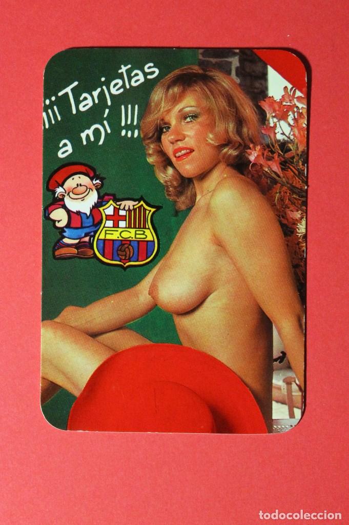 Coleccionismo calendarios: CALENDARIO NO FOURNIER. CHICA DE FUTBOL A&Ntilde;O 1978. F.C. BARCELONA.  SERIE 17237/18.