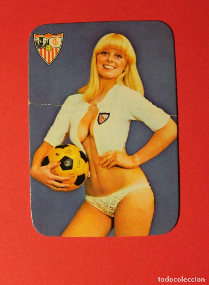 Sammeln von Kalendern: CALENDARIO NO FOURNIER. CHICA DE FUTBOL A&Ntilde;O 1977. SEVILLA, C.F.. SERIE I-58.. D.L.B.: 45.755-XVIII.