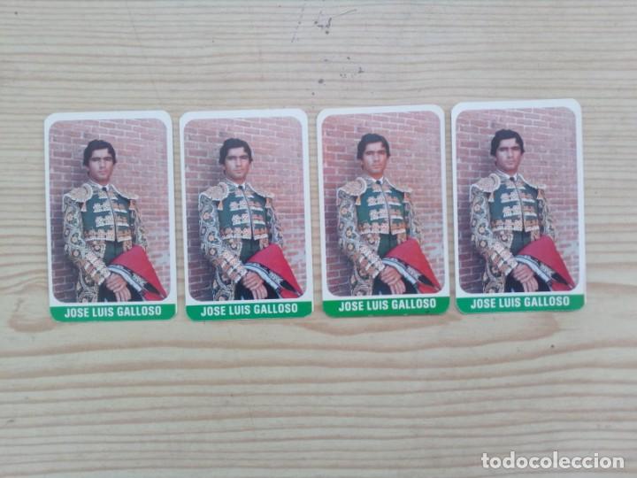 Coleccionismo calendarios: 4 Calendarios Toros Jose Luis Galloso Calendario 1986
