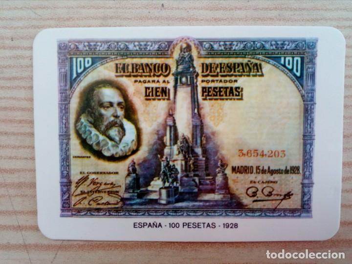Coleccionismo calendarios: Calendario Billete 100 Pesetas 1982