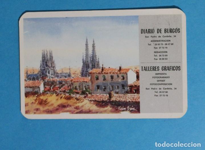 Coleccionismo calendarios: CALENDARIO NO FOURNIER. DIARIO DE BURGOS. A&Ntilde;O 1992.