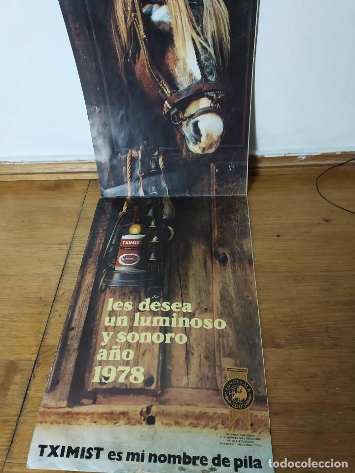 Collectionnisme Calendriers: ALMANAQUE TXIMIST 1978. DEDICADO AL CABALLO EN LA FILATELIA.