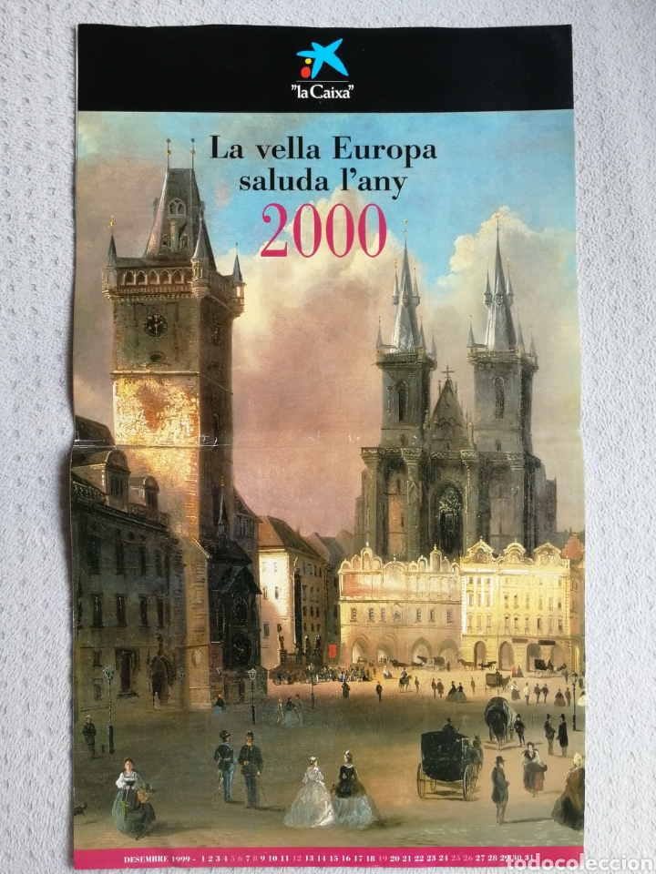 Coleccionismo calendarios: CALENDARI ANY 2000. LA CAIXA - Foto 1