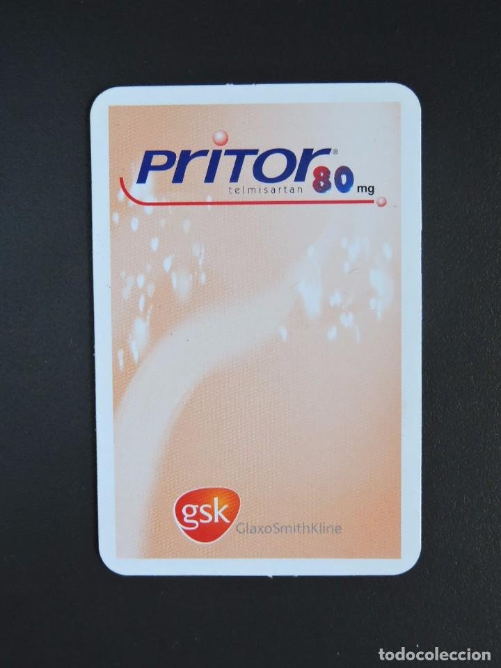 Calendario Bolsillo Medicamento Gsk Pritor 80 Mg Glaxo Smith Kline Ano 2002