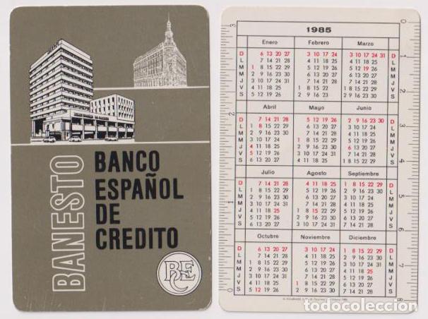 Colecionismo Calend&aacute;rios: Calendario Fournier. Banesto 1986