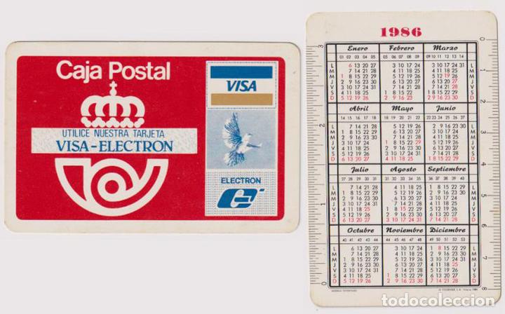 Colecionismo Calend&aacute;rios: Calendario Fournier. Caja Postal 1986