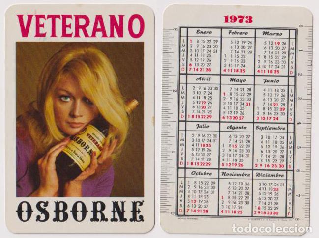 Coleccionismo Calendarios: Calendario Fournier. Veterano Osborne 1973