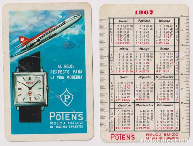 Coleccionismo Calendarios: Calendario Fournier. Potens 1967