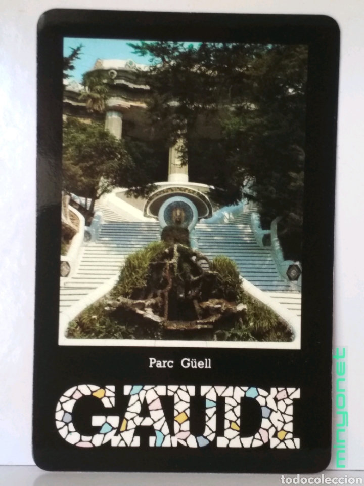 Coleccionismo Calendarios: Calendario de la Caixa d'estalvis de Terrassa de 1986 - Parc G&uuml;ell - Gaud&iacute;