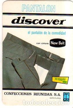 Coleccionismo calendarios: CALENDARIOS. PANTALON DISCOVER. 1966- 67. MEDIDAS : 10 X 7 CM APROX. VER FOTOS.