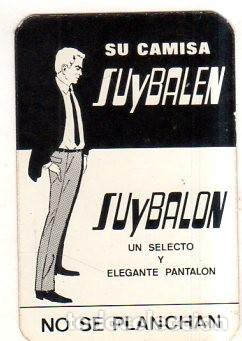 Coleccionismo calendarios: CALENDARIOS. CAMISA SUYBALEN. 1966. MEDIDAS : 9 X 6 CM APROX. VER FOTOS.
