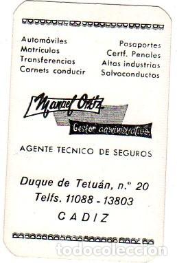 Coleccionismo calendarios: CALENDARIOS. MANUEL ORTIZ. AGENTE TECNICO DE SEGUROS. 1965. MEDIDAS : 10 X 6.5 CM APROX. VER FOTOS.