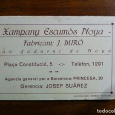 Coleccionismo Calendarios: XAMPANY ESCUMÓS NOYA, DE J. MIRÓ - CALENDARIO ALMANAQUE DE BOLSILLO DE 1926. Lote 162587878