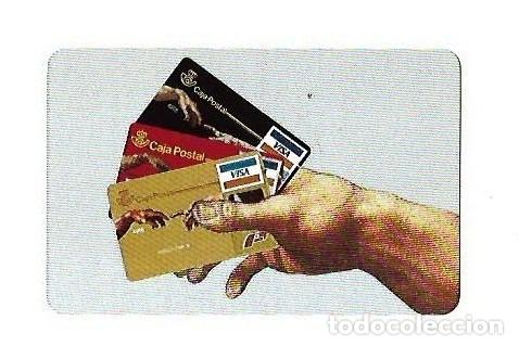 Colecionismo Calend&aacute;rios: CALENDARIO PUBLICITARIO. FOURNIER. 1989. CAJA POSTAL TARJETA VISA