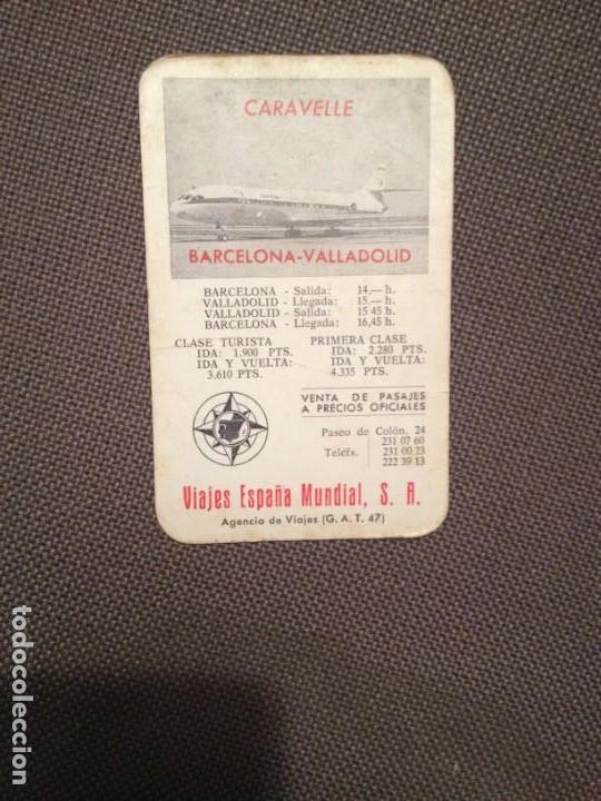 Sammeln von Kalendern: CALENDARIO CARAVELLE A&Ntilde;O 1971 BARCELONA-VALLADOLID VIAJES ESPA&Ntilde;A MUNDIAL SA AVIONES