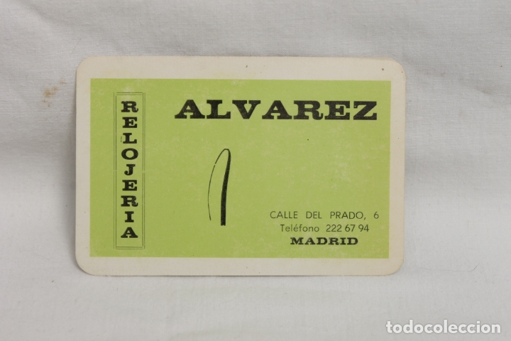 Collectionnisme Calendriers: CALENDARIO 1968, RELOJERIA ALVAREZ, MADRID, CALLE DEL PRADO 6