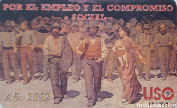 Coleccionismo calendarios: CALENDARIO SINDICATO USO 2002 - Foto 1