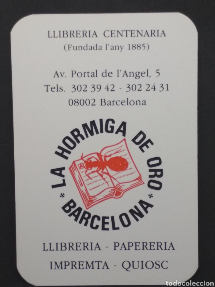 Coleccionismo calendarios: Calendario de La hormiga de oro de 1991