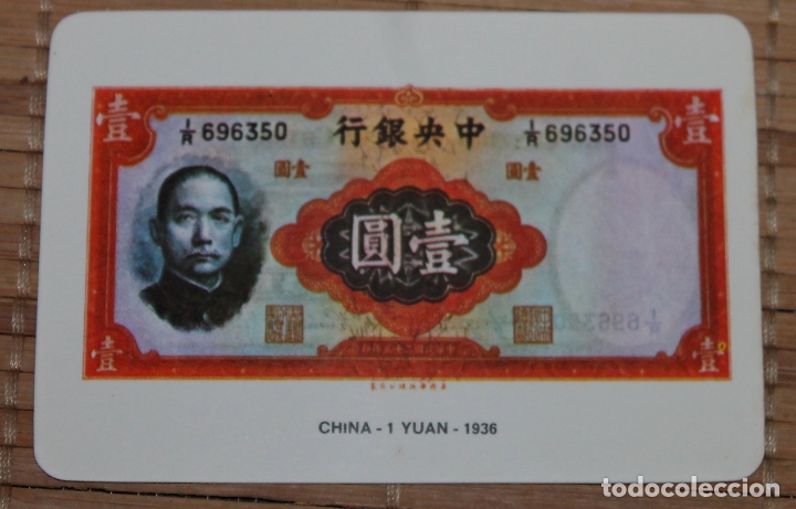 Collectionnisme Calendriers: CALENDARIO, BOLSILLO, 1979, PROPAGANDA CHINA-1-YUAN-1936
