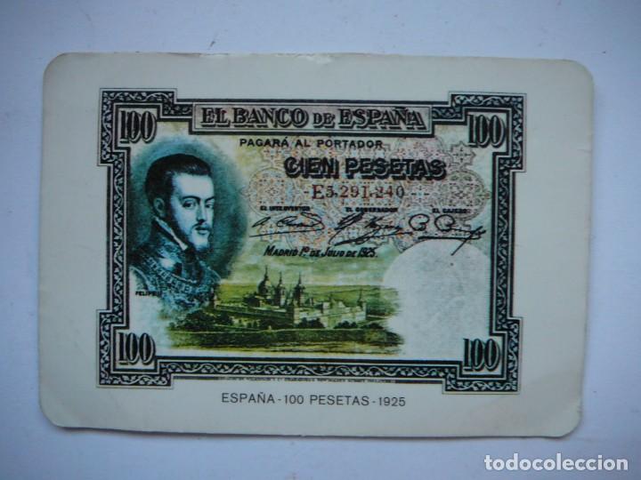 Coleccionismo Calendarios: Calendario 1978. Billete de 100 pesetas. Felipe II El Escorial