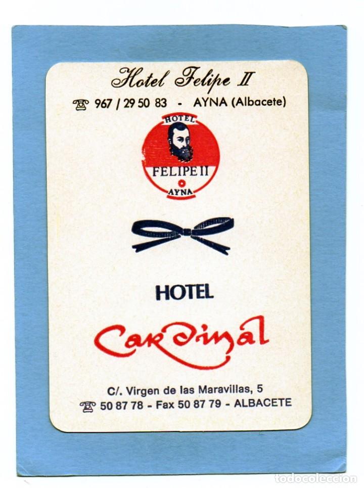 Coleccionismo calendarios: Calendario de Publicidad 1994 - HOTEL FELIPE ll (ALBACETE)